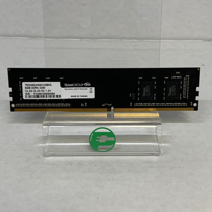 TeamGroup TED48G3200C22BK6 8GB (1x8GB) RAM DDR4 3200MHz