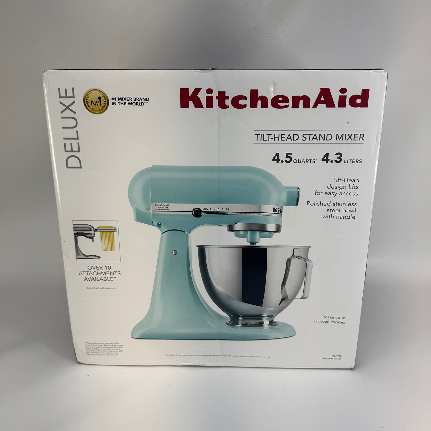 New Kitchen Aid Deluxe Tilt-head Stand Mixer KSM97MI