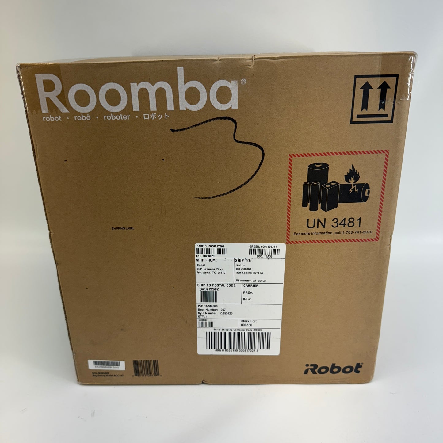 New iRobot Roomba 106 Vac Robot + AutoEmpty Dock Robotic Vacuum Cleaner RCC-Y2