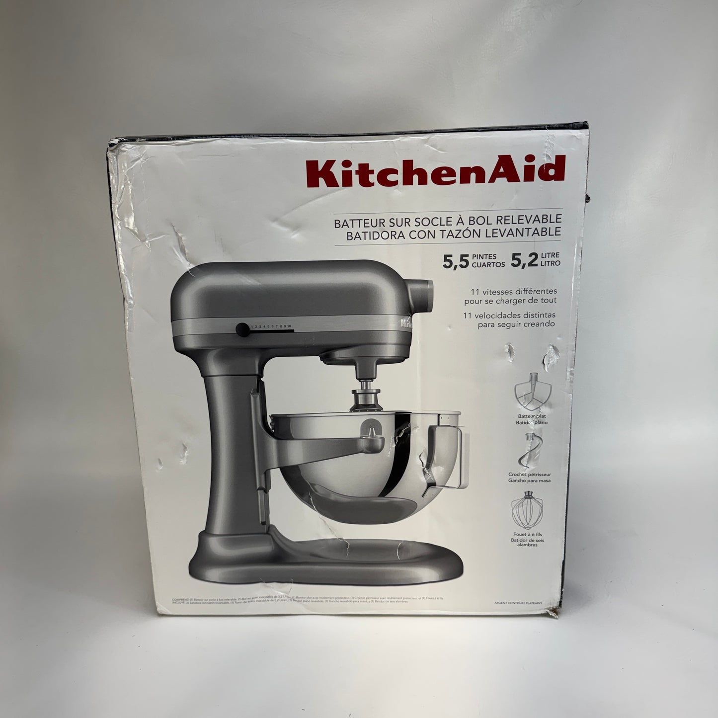 New KitchenAid Bowl-lift Stand Mixer Bowl-Lift Stand Mixer KSM55SXXXCU0