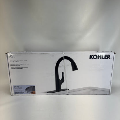 New Kohler AVI Compact Pull-Down Kitchen Fuacet R27141-BL