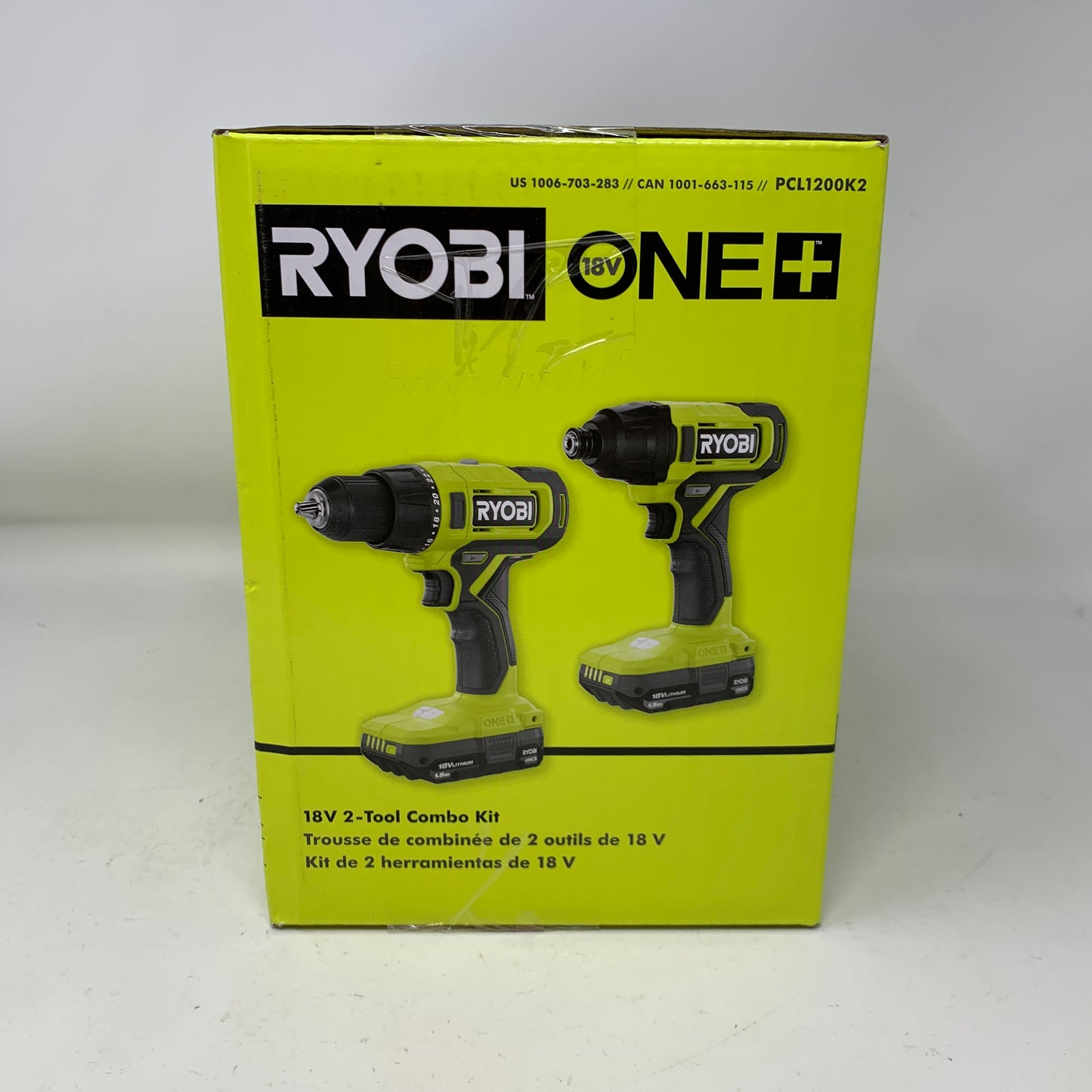 New Ryobi PCL1200K2 18V 2-Tool Combo Kit
