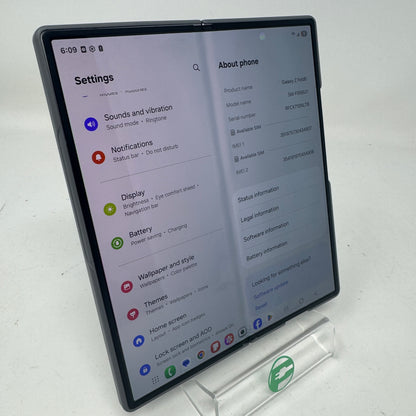 Unlocked Samsung Galaxy Z Fold6 12GB RAM 256GB SM-F956U1 Silver Shadow