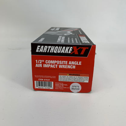 New EarthquakeXT EQ12RA 1/2" Composite Angle Air Impact Wrench
