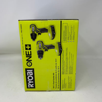 New Ryobi PCL1200K2 18V 2-Tool Combo Kit