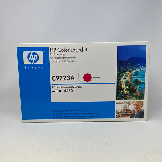 New HP Color LaserJet C9723A Magenta Toner Cartridge Series 4600 4650
