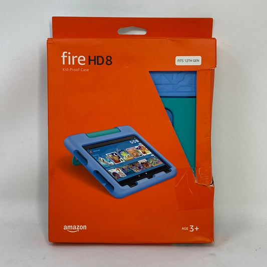 New Amazon Kid-Proof Case for Fire HD 8 12th Gen Tablet B0BLMW5F3Y Blue