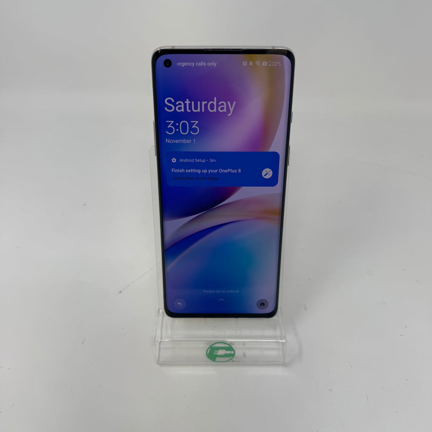 Factory Unlocked OnePlus 8 256GB 13 Interstellar Glow IN2015