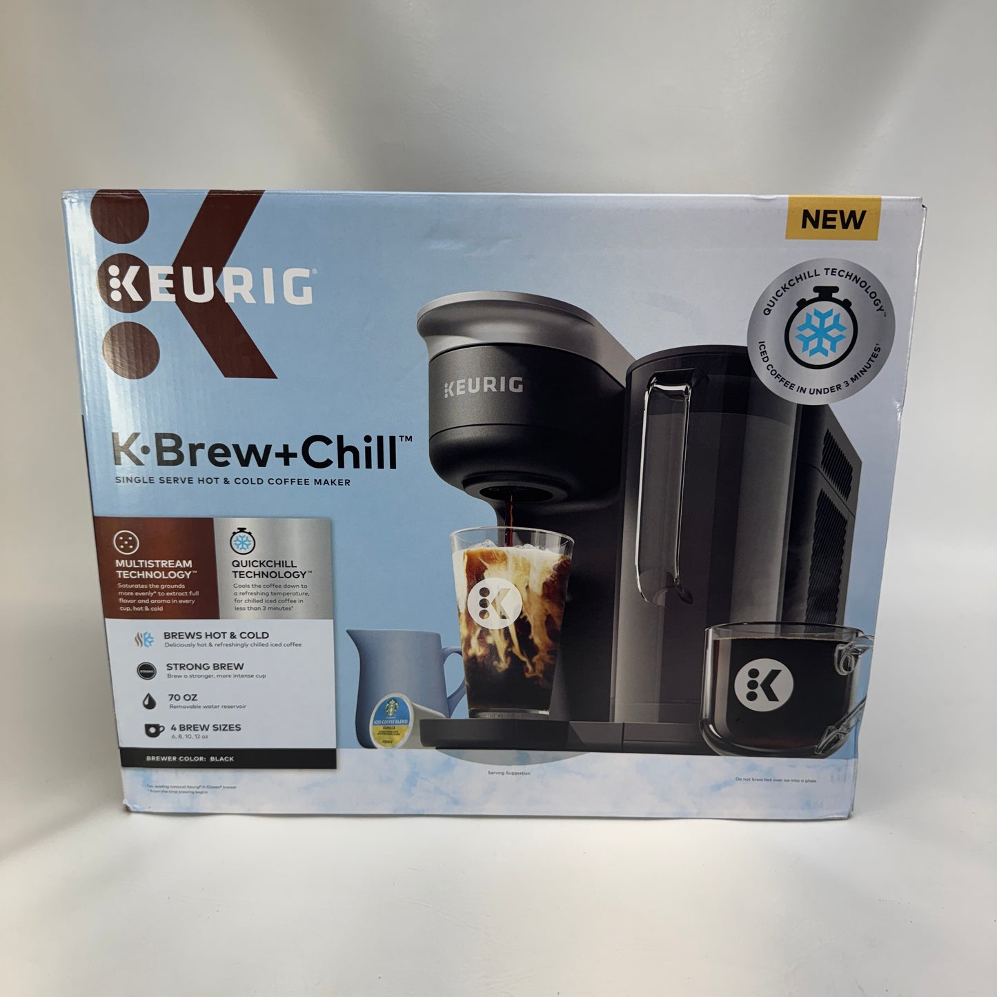New Keurig K Brew Chill Coffee Maker K-BREW+CHILL