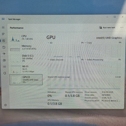 Microsoft Surface Go 1 A1943 12.4" i5-1035G1 1.0GHz 8GB RAM 128GB SSD