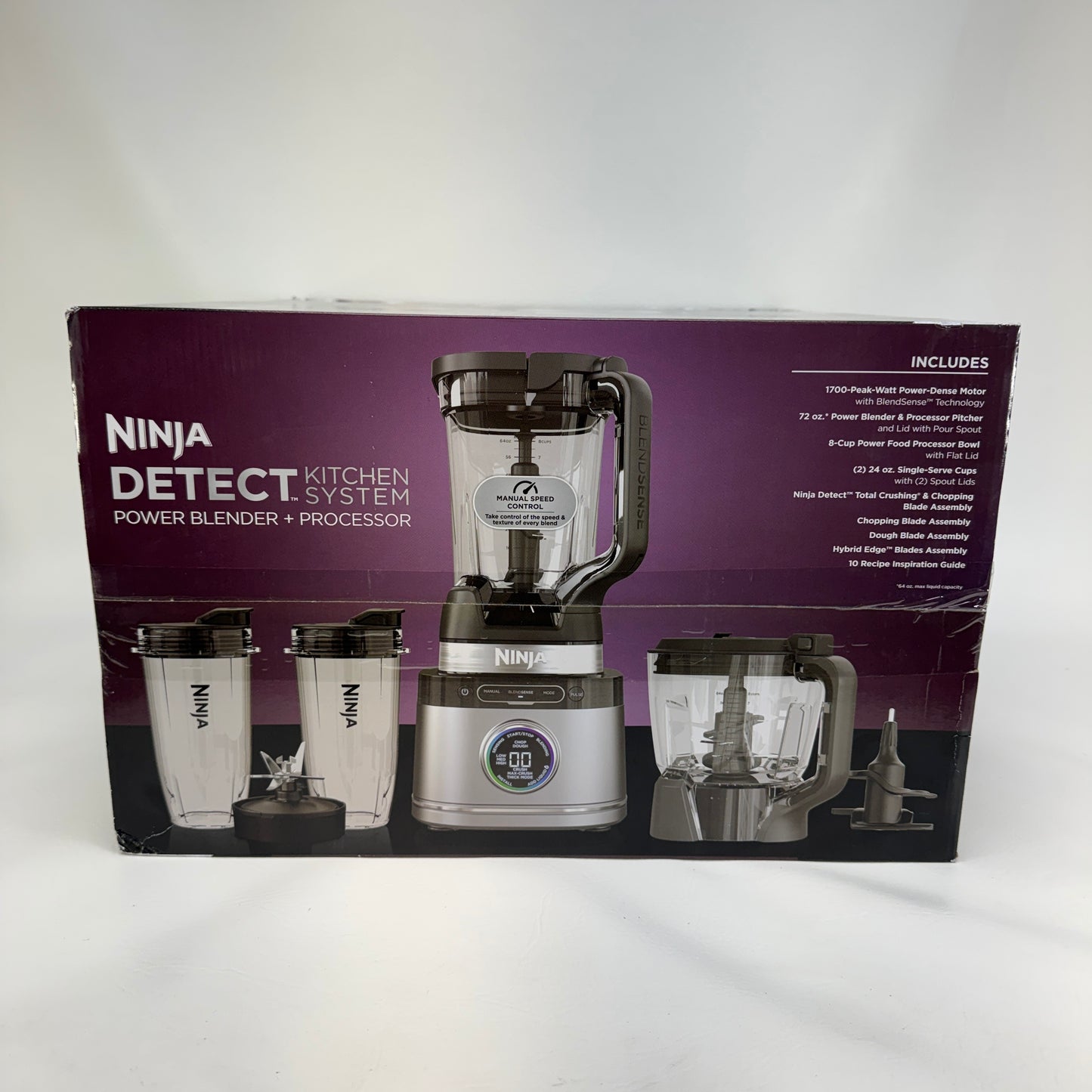 New Ninja Detect Kitchen System Power Blender + Processor Blender TB400
