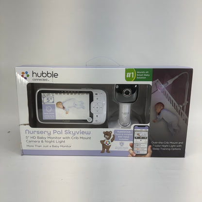 New Hubble Nursery Pal Skyview Baby Monitor HCSNPSKYWB