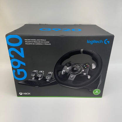 New Logitech G920 Gaming Steering Wheel W-U0004 Xbox One/Windows 10 or 11