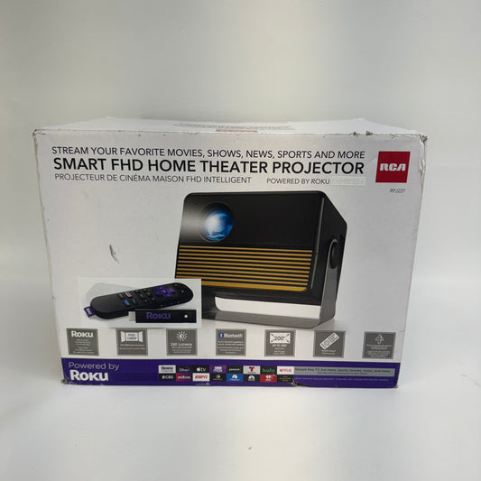 New RCA RPJ227 Projector/Streaming Device