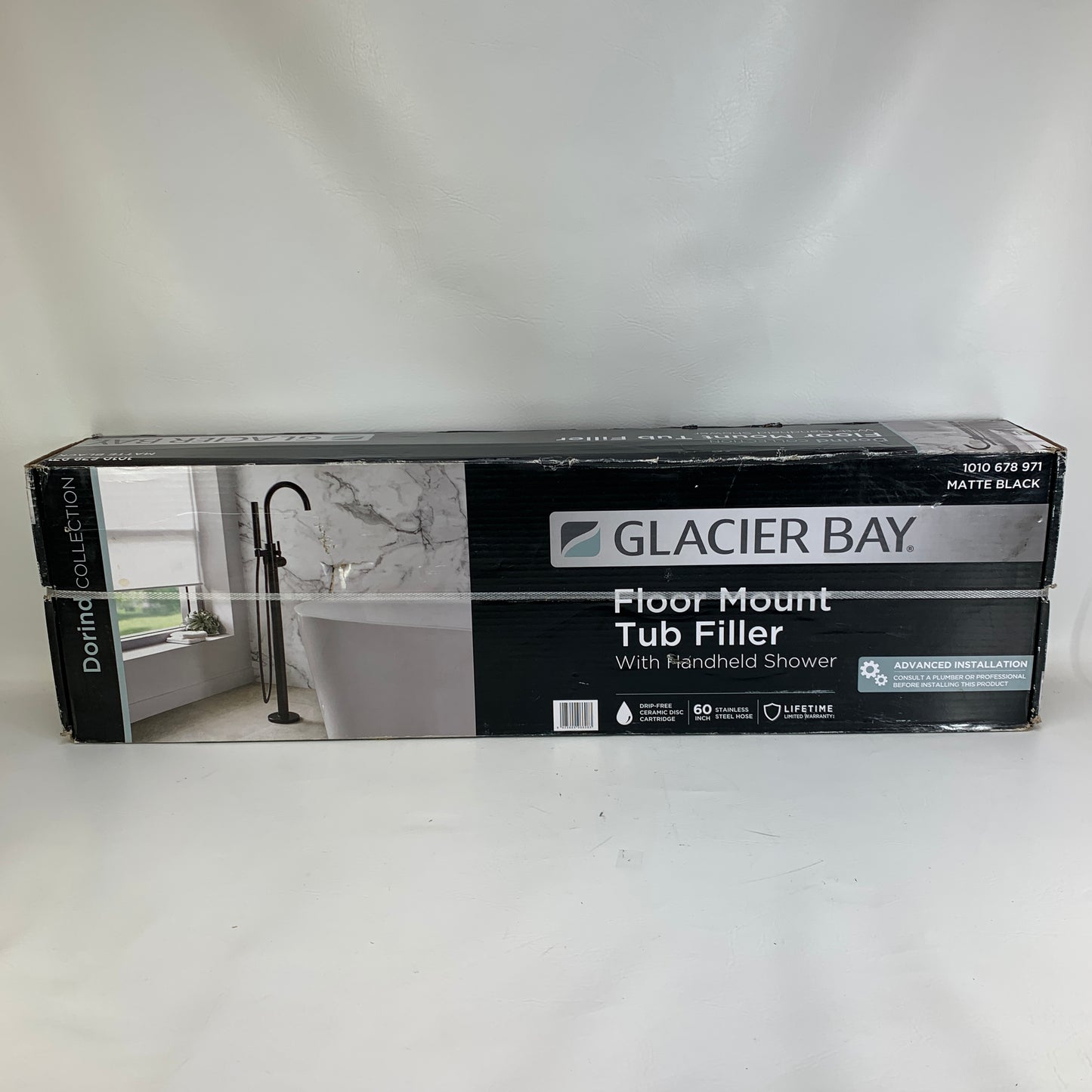 New Glacier Bay Floor Mount Tub Filler Bathtub Faucet 1010 678 971