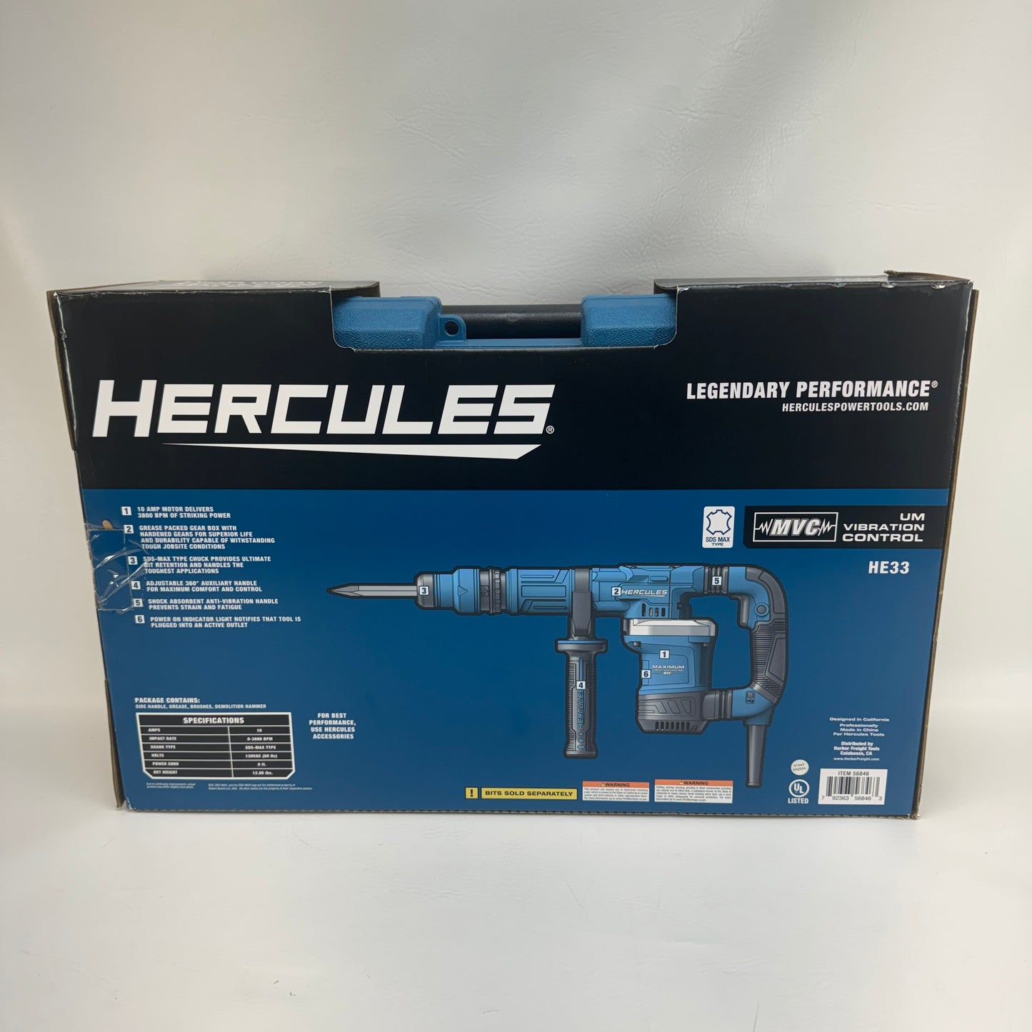 New HERCULES HE33 Demolition Hammer