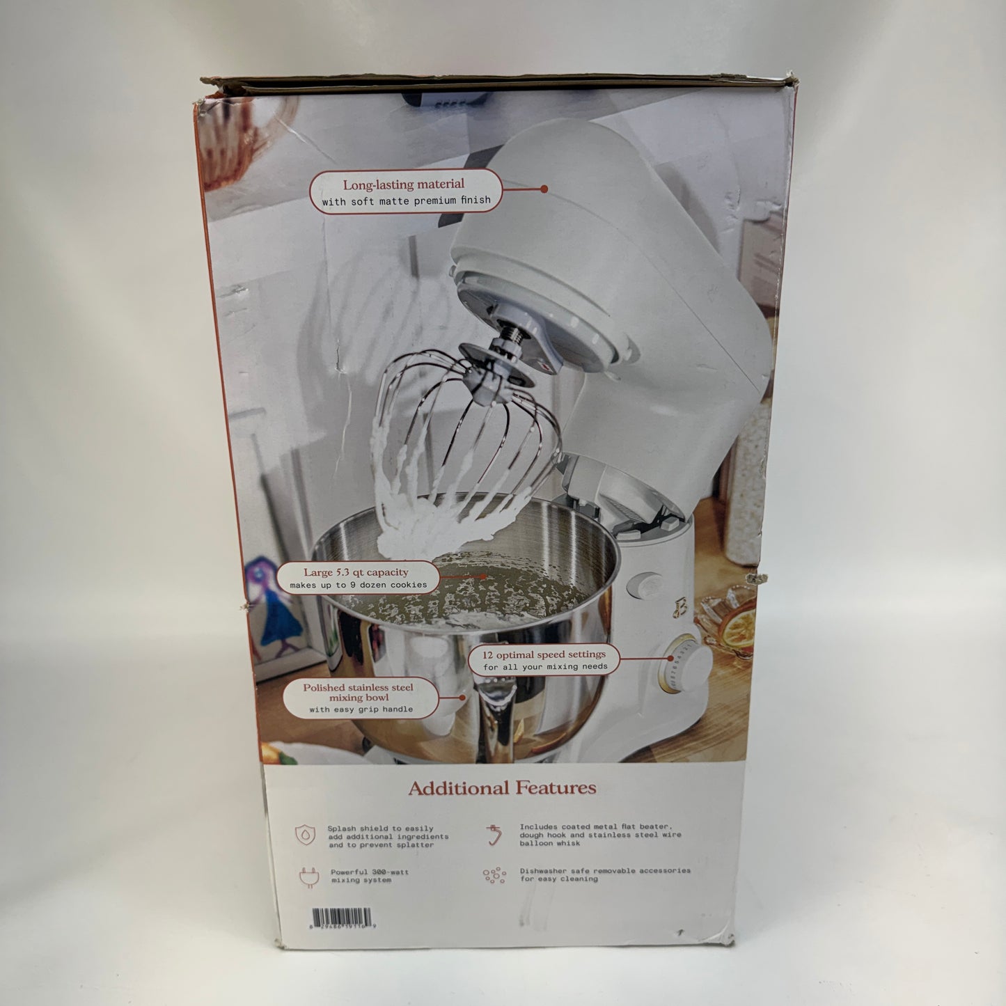 New Beautiful 5.3 Qt Stand Mixer by Drew Barrymore Mixer YM-611B