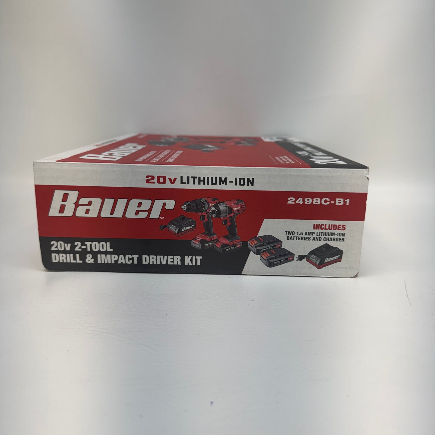 New Bauer 2498C-B1 20V Drill and Impact Driver