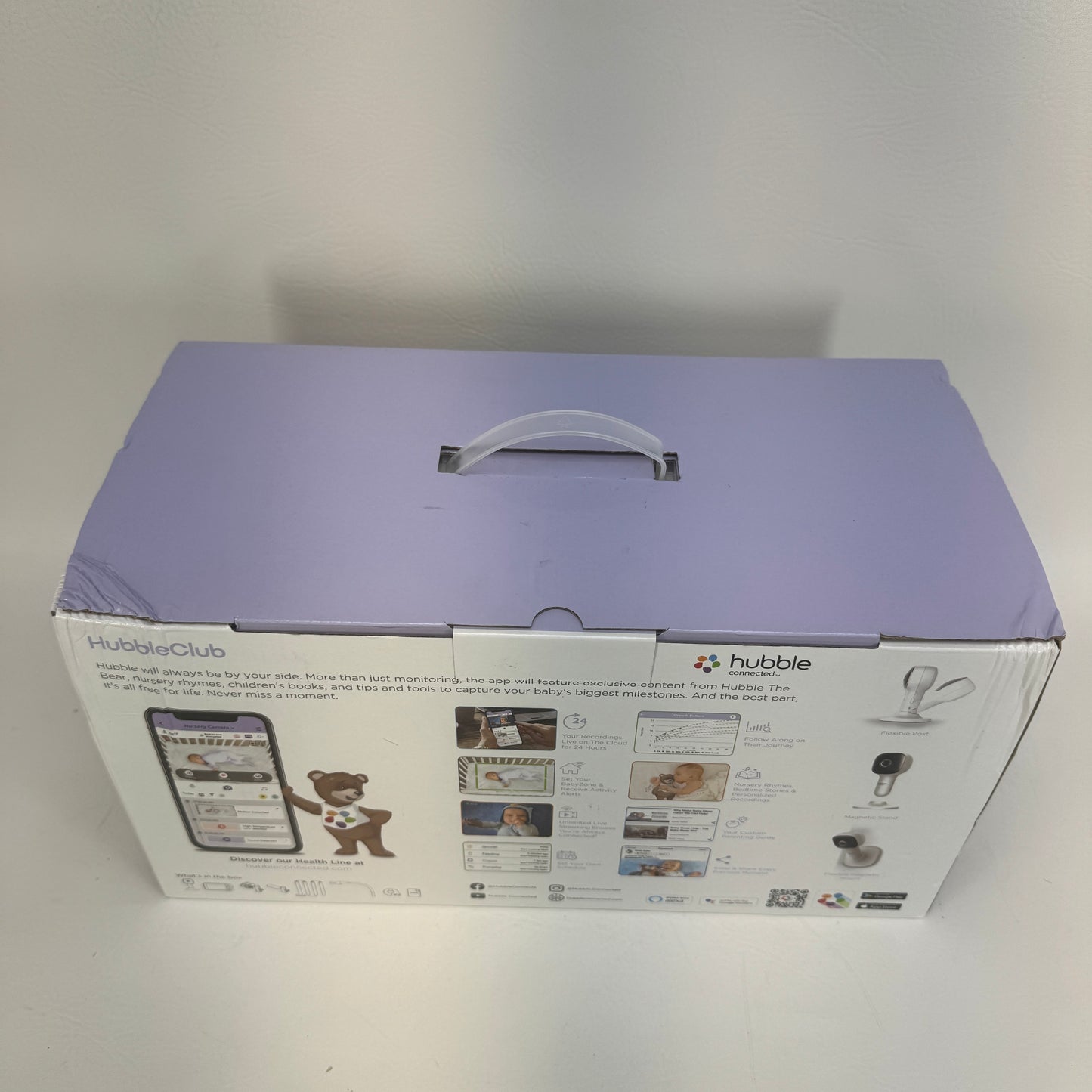 New Hubble Nursery Pal Skyview Baby Monitor HCSNPSKYWB