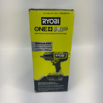New Ryobi PBLIW01K1 18V Impact Wrench