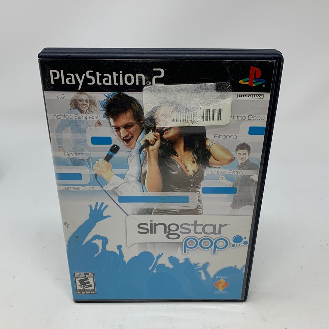 Singstar Pop  (Sony PlayStation 2 PS2,  2007)