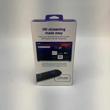 New Roku HD Streaming Stick Streaming Media Device Black 3840RW