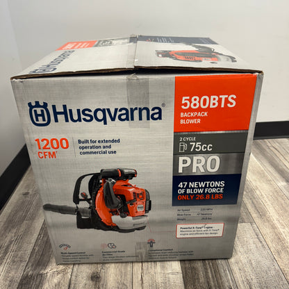 New Husqvarna 580BTS MARK III Leafblower