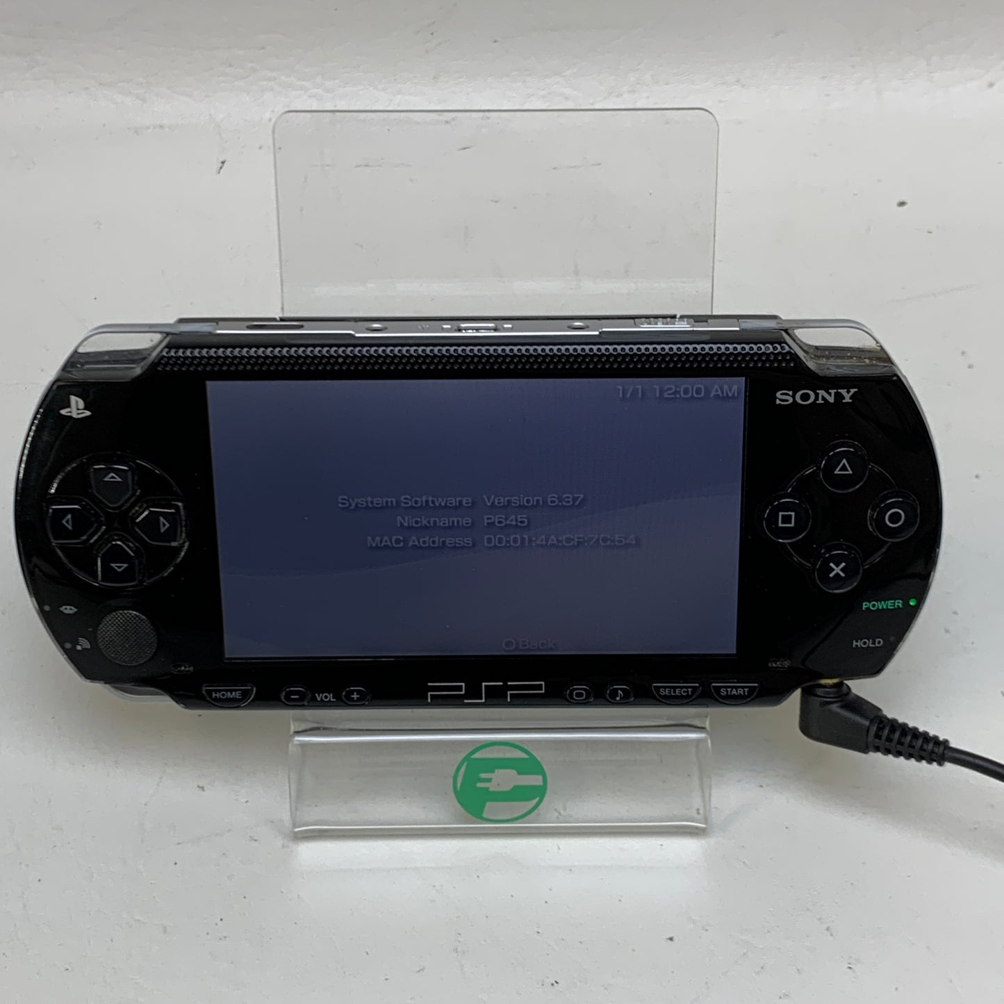 Sony Playstation Portable PSP PSP-1001 Handheld Game System Black