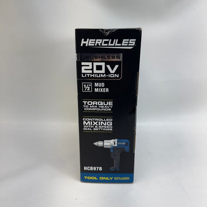 New HERCULES HCB97B 20V Mud Mixer