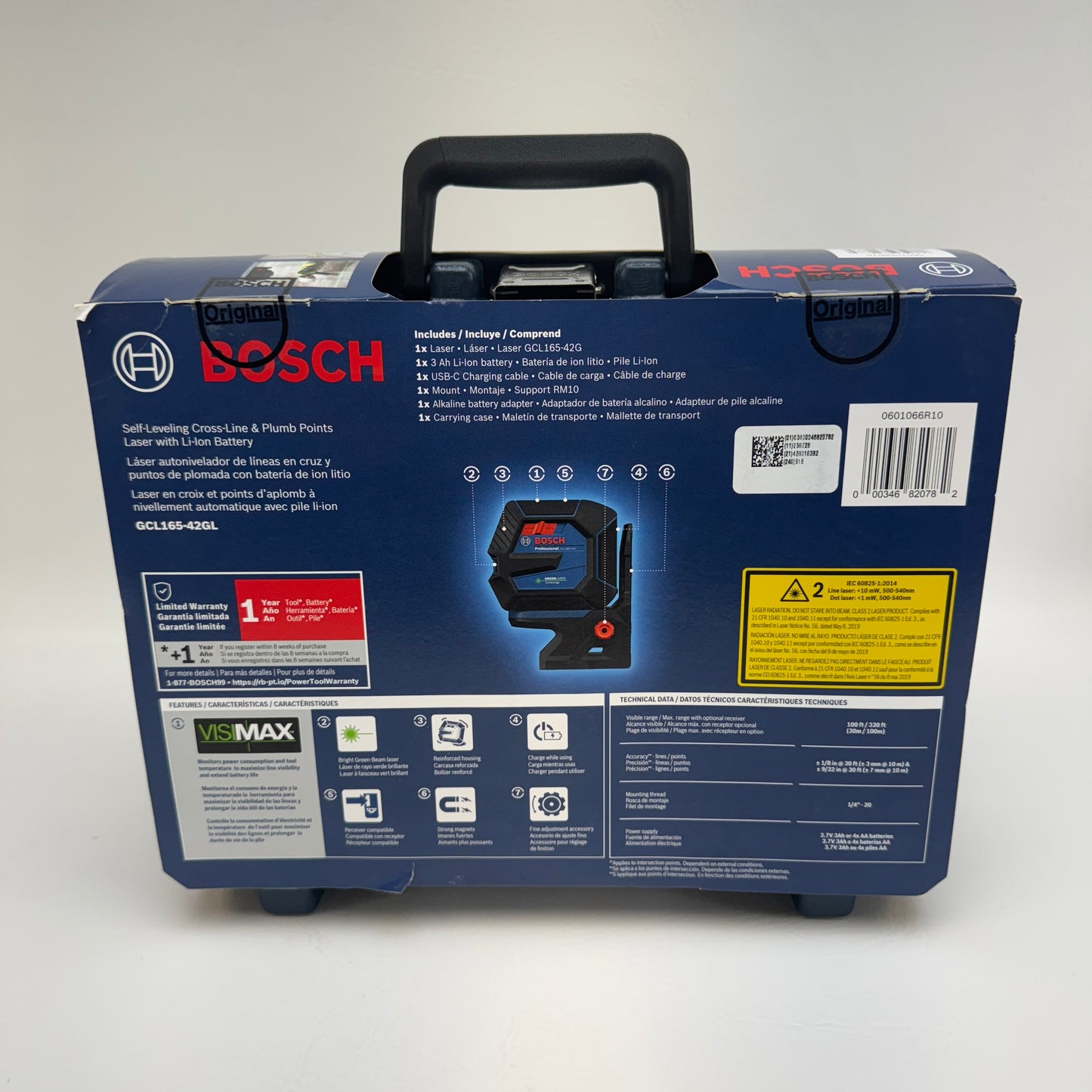 New Bosch GCL165-42GL Laser Measure M/A