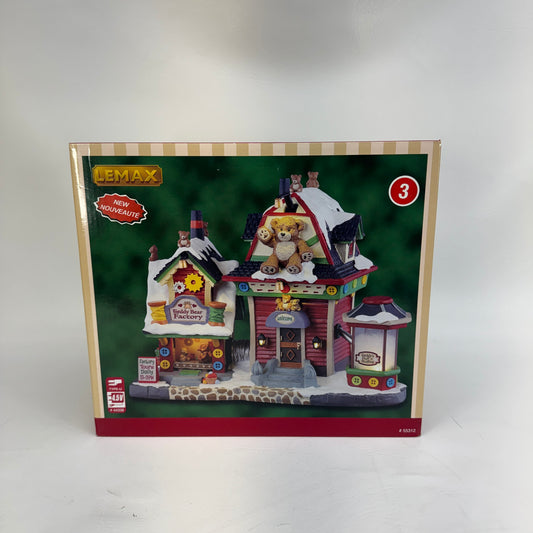 New Lemax Teddy Bear Factory Christmas Decoration 55312