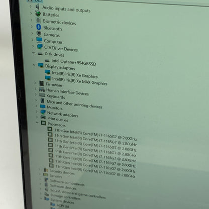 Broken Dell Inspiron 7506 15.6" i7-1165G7 2.8GHz 16GB RAM 1TB Bent Frame