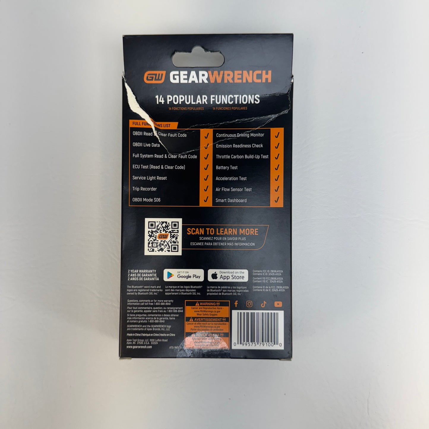 New GearWrench GWSCAN Digital Car Diagnostic Tool