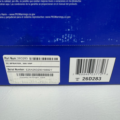 New Graco TRUECOAT 360 VARIABLE SPEED Paint and Stain Sprayer