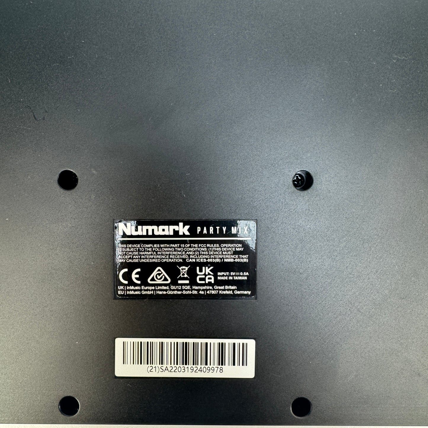 Numark Party Mix DJ Controller