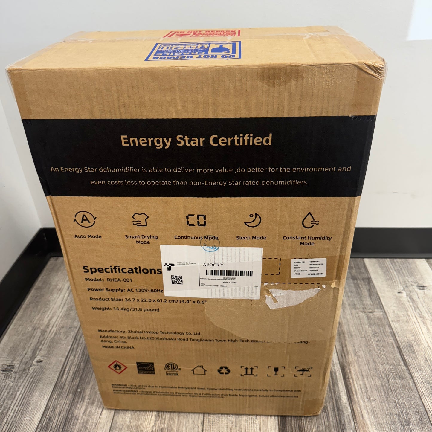 New Aeocky Rhea-001 Dehumidifier 52013000127