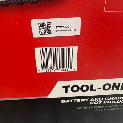 New Milwaukee 2727-20 M18 18V Chain Saw