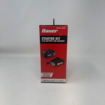 New Bauer 1907C-B-SK 20V Battery and Charger