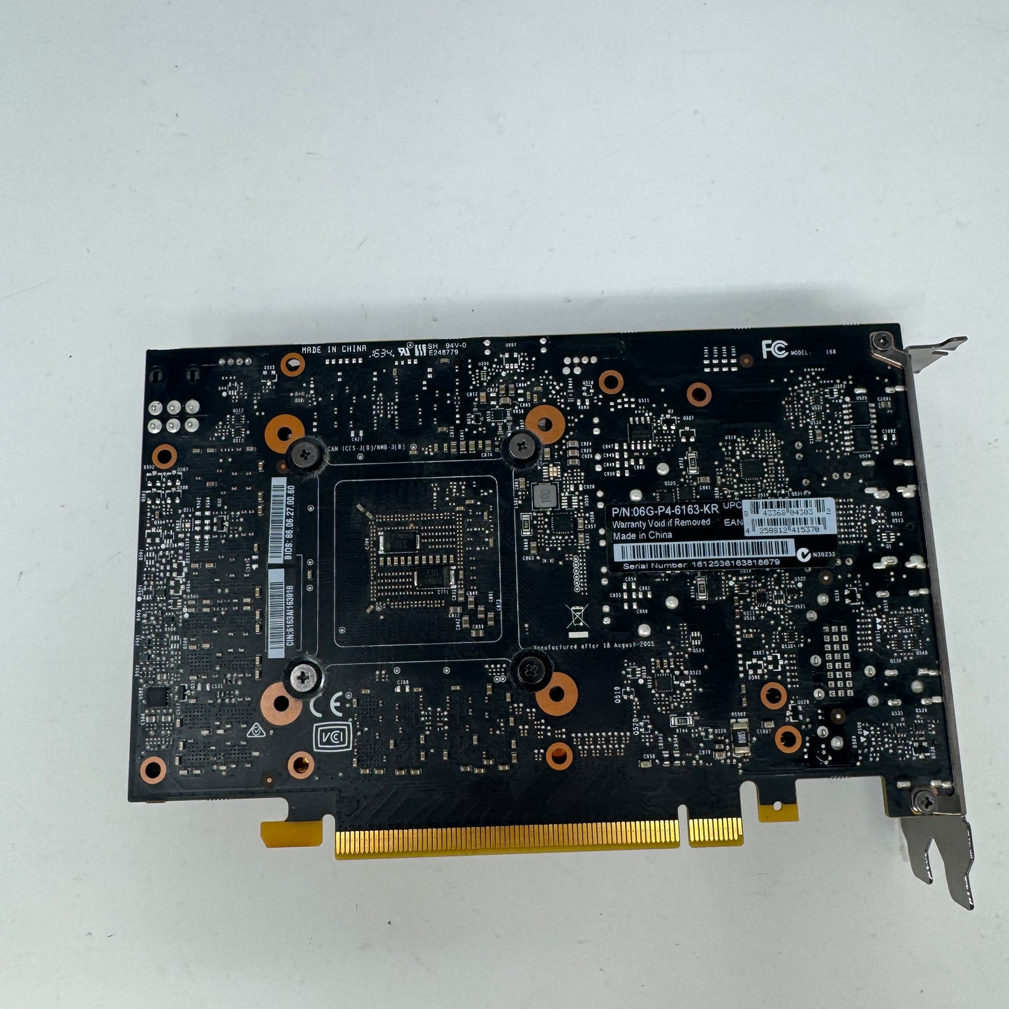 EVGA GeForce GTX 1060 6GB GDDR4 Graphics Card 06G-P4-6163-KR