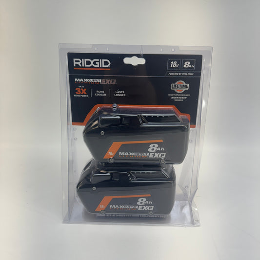 New Ridgid AC840080P 18V Max Output Lithium Battery