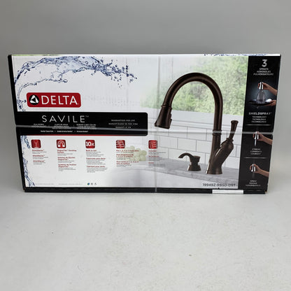 New Delta Savile Pull-Down Kitchen Faucet 19949Z-RBSD-DST