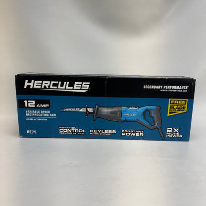 New HERCULES HE75 Corded Reciprocating Saw