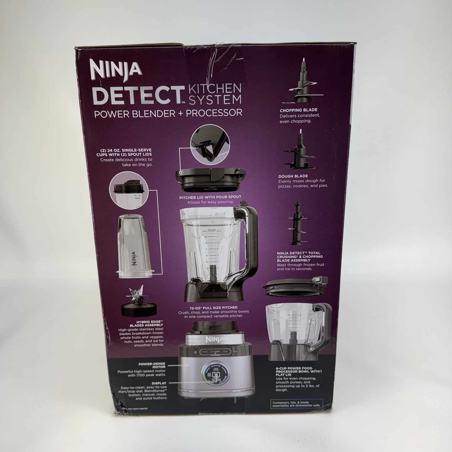 New Ninja Detect Kitchen System Power Blender + Processor Blender TB400