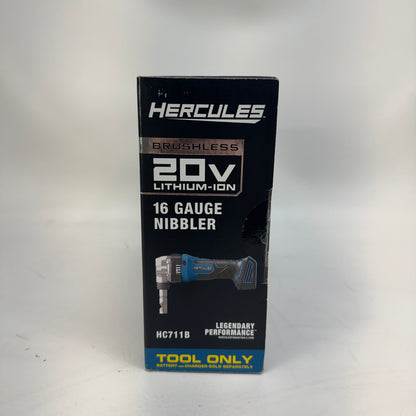 New HERCULES HC711B 20V 16 Gauge Nibbler
