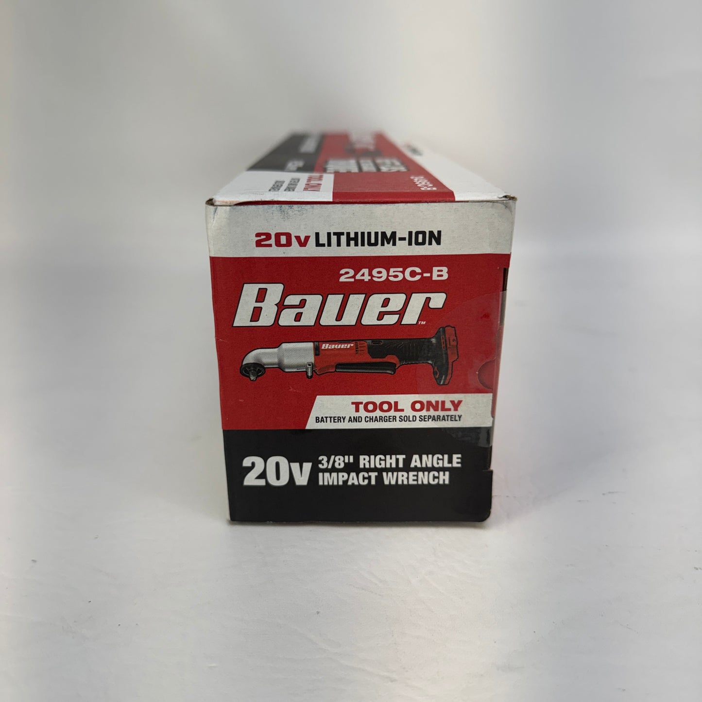 New Bauer 2495C-B 20V Right Angle Impact Wrench