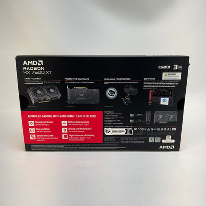 Asus Radeon RX 7600 XT 16GB GDDR6 Graphics Card DUAL-RX7600XT-016G