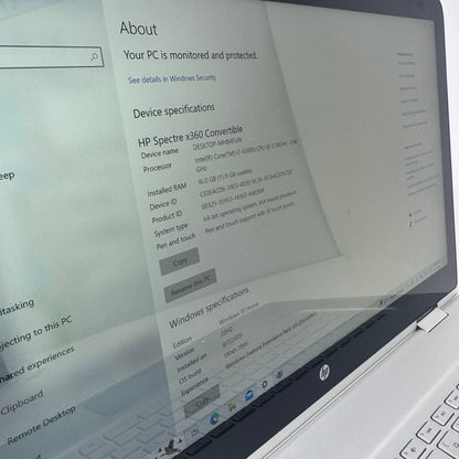 HP Spectre x360 15-AP052NR 15.6" i7-6500U  Left USB Port Broken