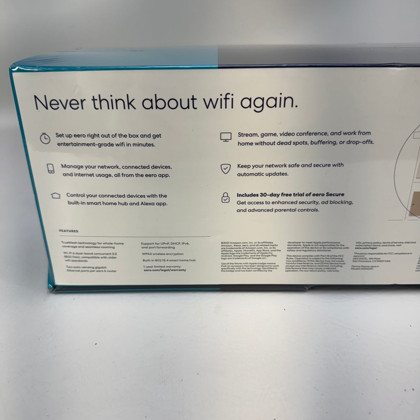 New eero 6 Dual-Band Mesh WiFi System Dual Band M110311 Mesh WiFi Router