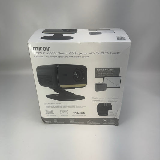 New Miroir L810S Pro Full HD 1080P 400 Lumens LCD Projector
