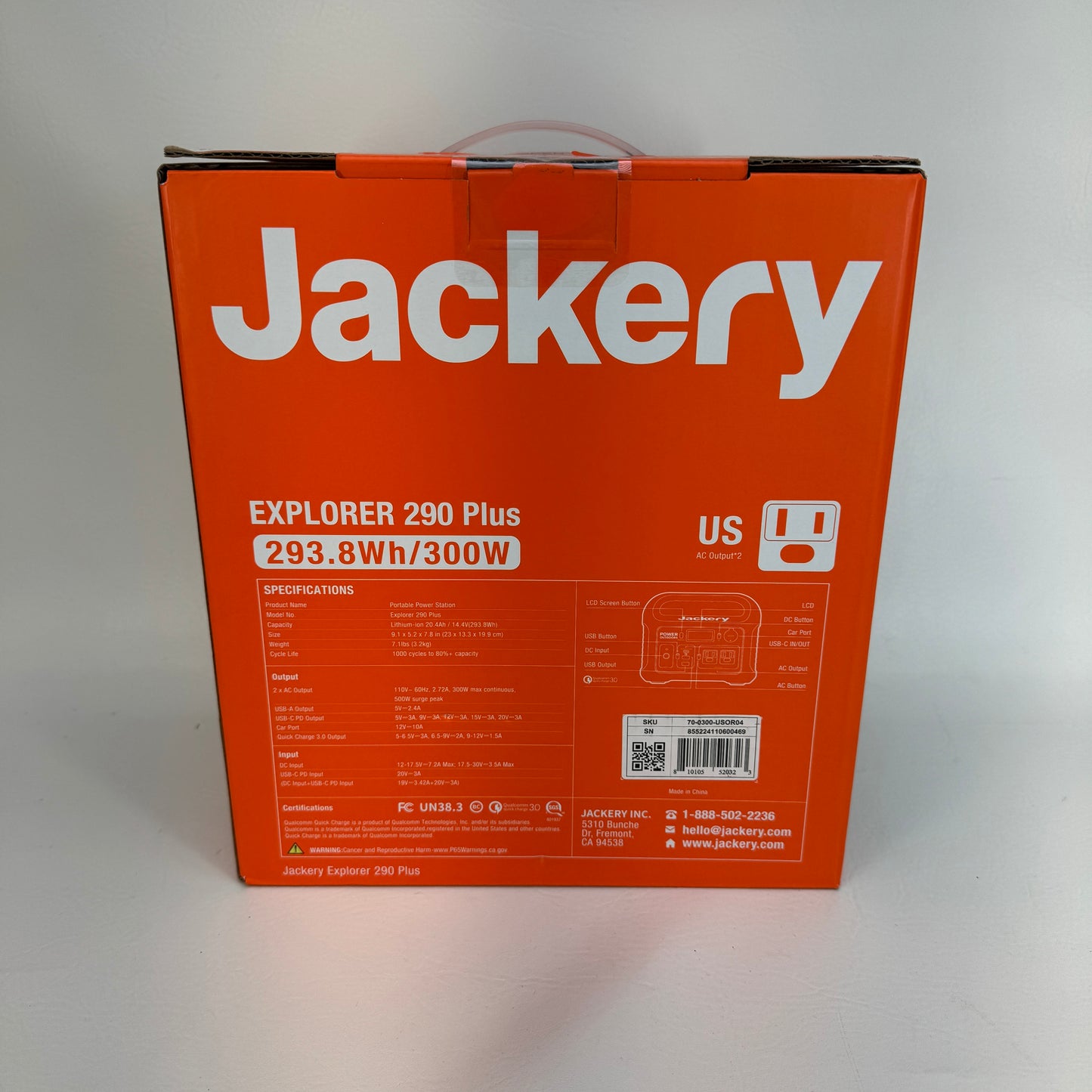 New Jackery Explorer 290 Plus 810105520323